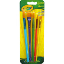 Crayola 5 Assorted Paintbrushes