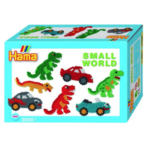 Hama Hama Small World Dinosaur & Car