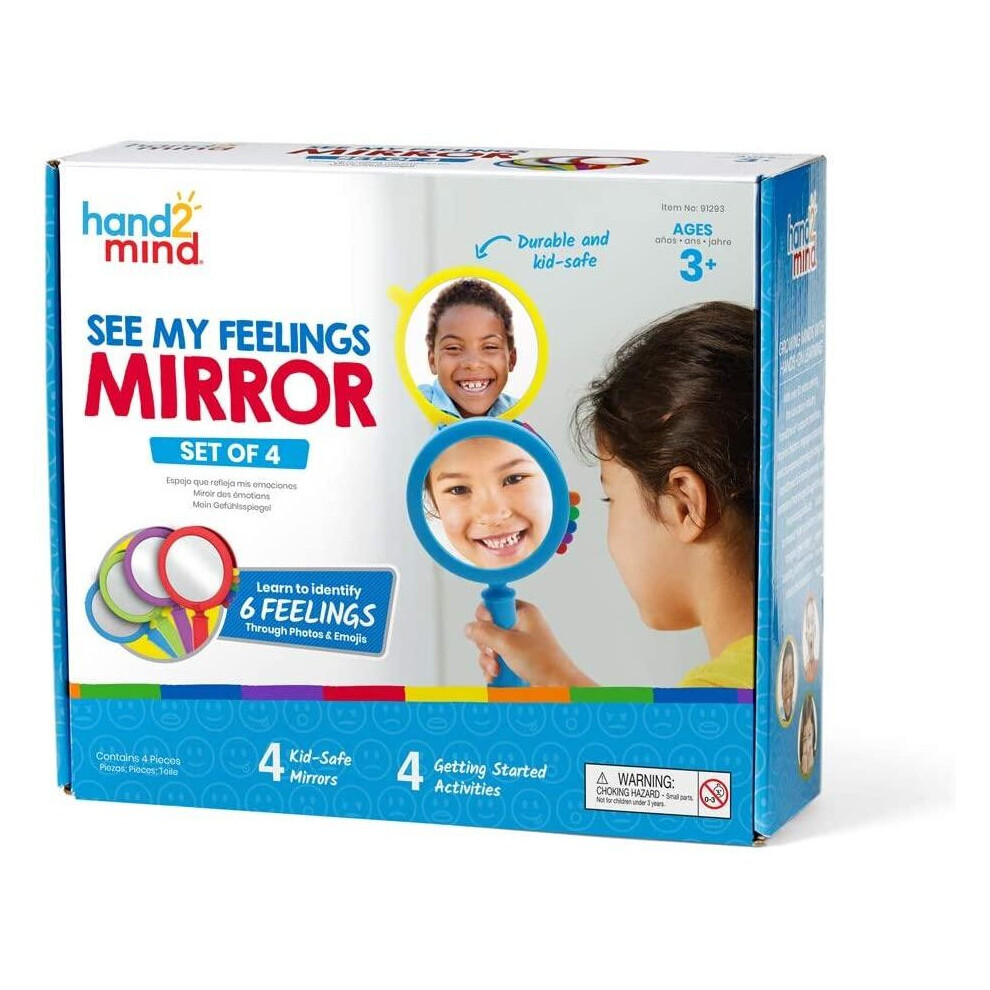 Learning Resources See My Feelings Mirror (Set of 4)