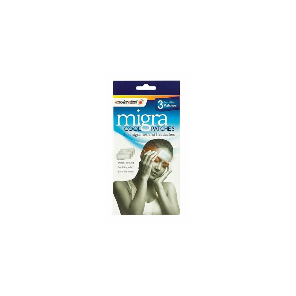 Masterplast 3X Migra Cool Patches For Migraines And Headaches