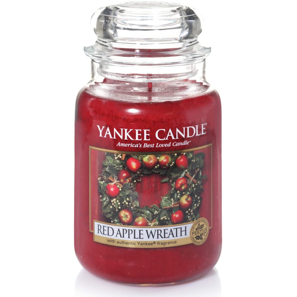 Yankee Candle Red Apple Wreath - Large Jar