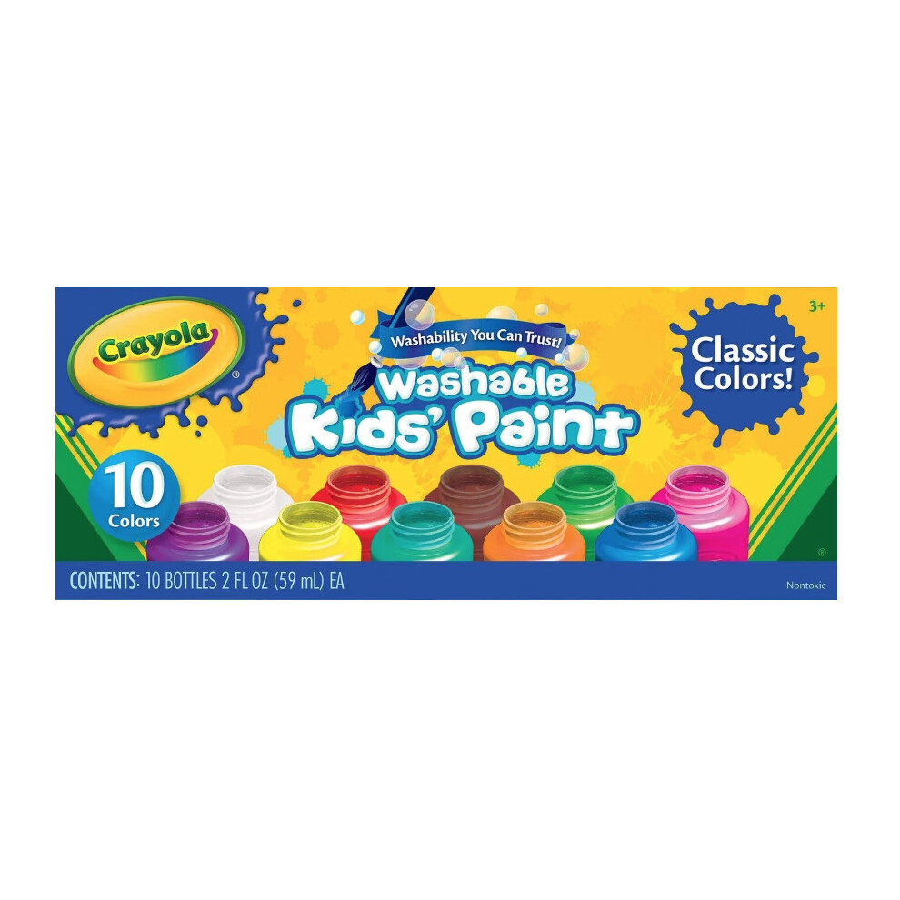 Crayola Washable Kids Paint (Set of 10)