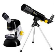 Kit telescopio + microscopio per bambini - National Geographic