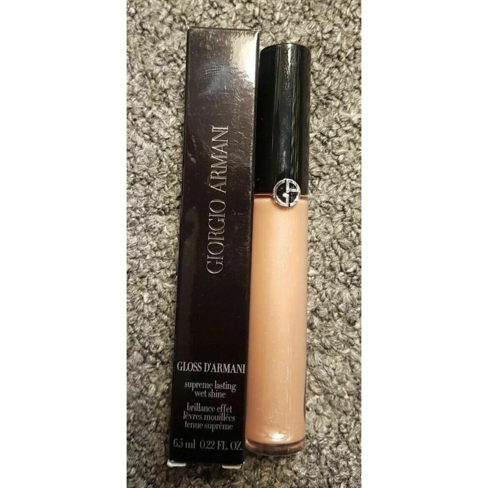 Giorgio Armani Gloss D'ARMANI Super Lasting Wet Shine Lip Gloss 101 Beige 6.5ml