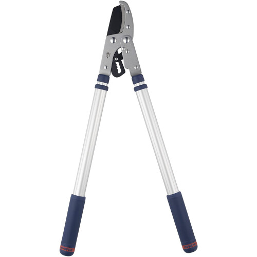 Spear & Jackson Razorsharp Telescopic Ratchet Anvil Lopper – 18–28in Reach, 45mm Cut, PTFE-Coated, Lightweight Aluminium