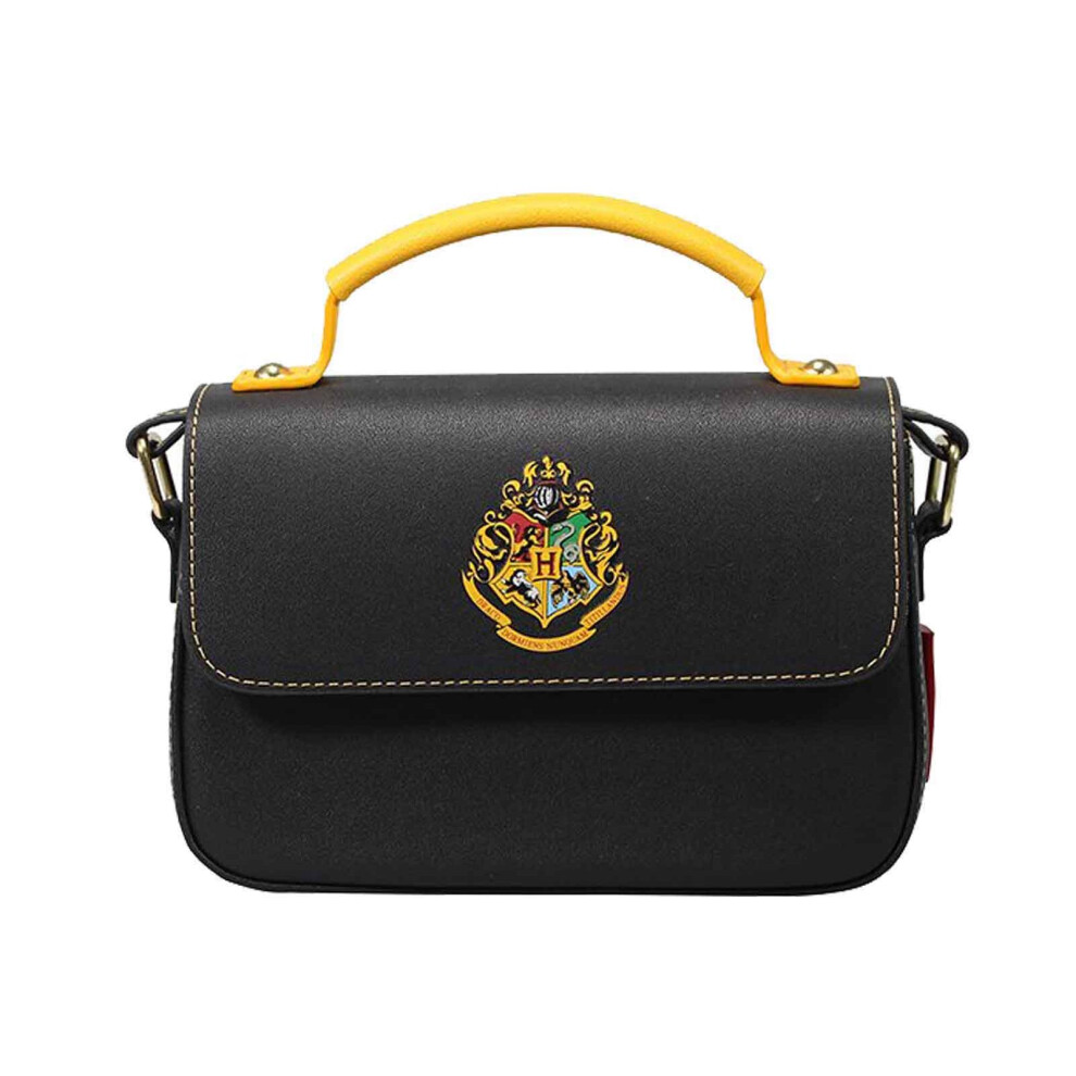 Harry Potter Satchel Bag Hogwarts School Crest new Official Black