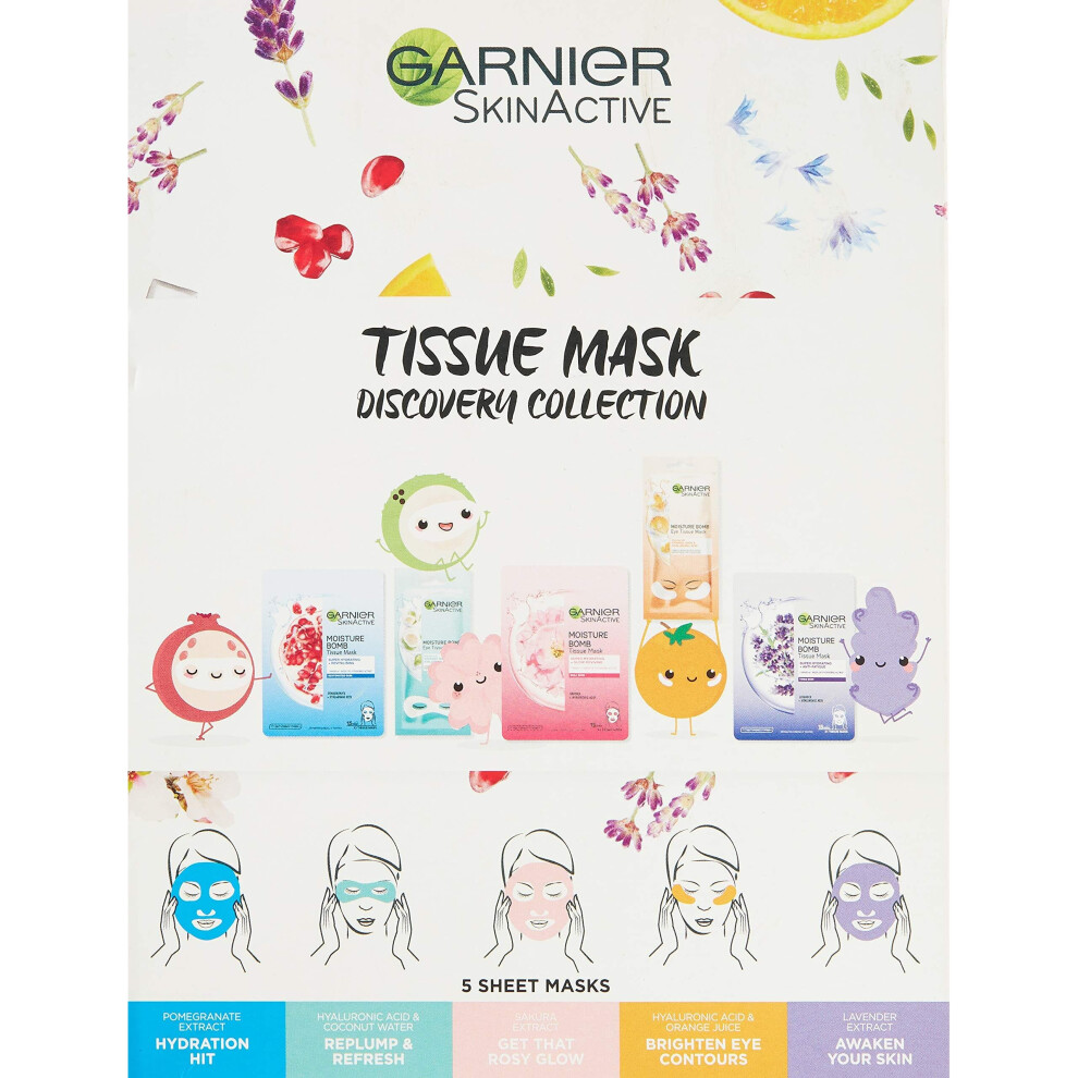 Garnier Tissue Mask Discovery Collection