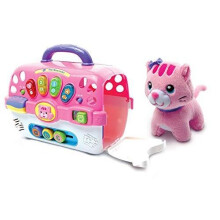 VTech Cosy Kitten Carrier Interactive Toy, Baby Activity Center with Animal Baby Toy, Educational Baby Musical Toy, Sound Toy with Different Music S
