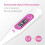 Femometer Digital Basal Body Thermometer -Fertility Monitor with Smart App,Record BBT Manually,Draw BBT Chart&Pinpoint Ovulation Day Automatically f 7