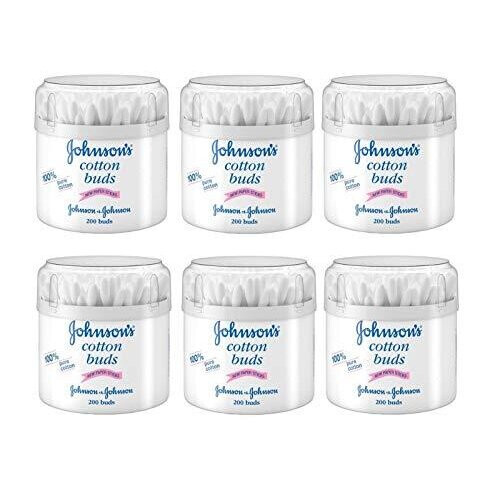 Johnson's Veterinary Johnson's Cotton Buds (200 Buds) - Pack of 6
