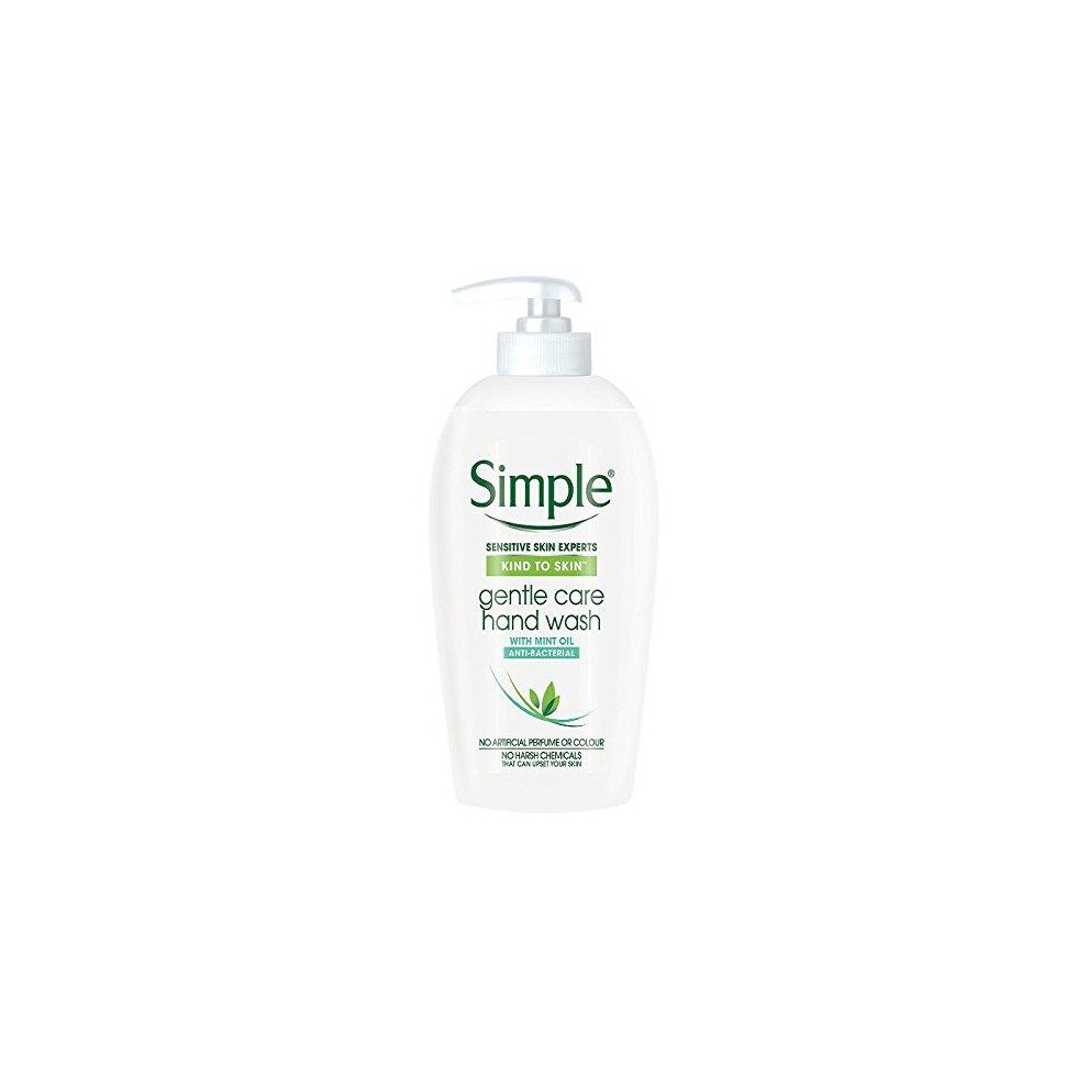 Simple Hand Wash Kind to Skin Gentle Care, 2-Month Supply (6 x 250 ml)