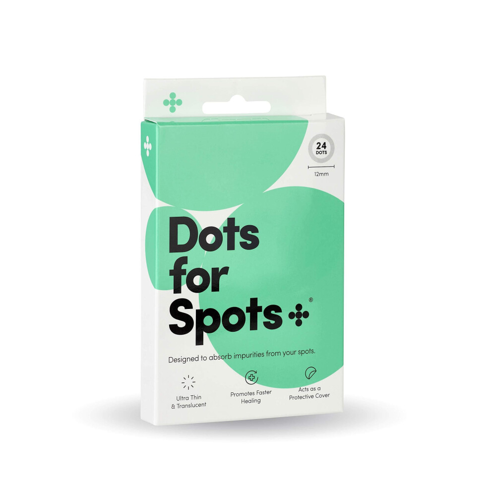 Dots For SpotsÂ® Original Acne Absorbing Pimple Patches, Cruelty Free, 1 Pack (24 Dots)