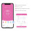 Femometer Digital Basal Body Thermometer -Fertility Monitor with Smart App,Record BBT Manually,Draw BBT Chart&Pinpoint Ovulation Day Automatically f 4