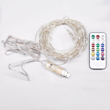 10M 100 LEDs 5V USB LED String Lights With Remote For Party Wedding Xmas Decor