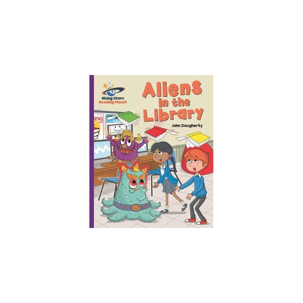 Purple Reading Planet - Aliens In The Library - : Galaxy