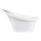 Shnuggle Shnuggle Baby Bath with Plug White with Grey backrest 2
