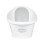 Shnuggle Shnuggle Baby Bath with Plug White with Grey backrest 1