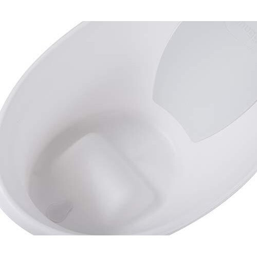 Shnuggle Shnuggle Baby Bath with Plug White with Grey backrest 2