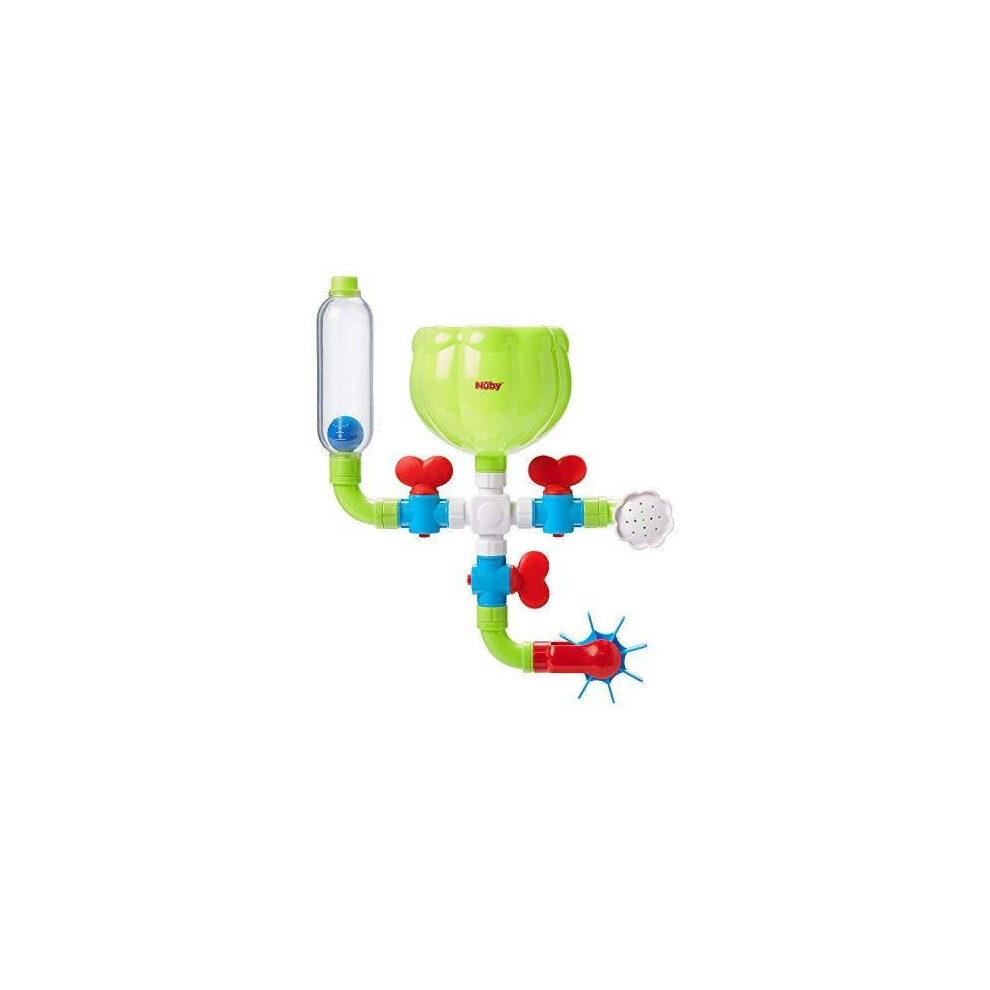 Nuby Wacky Water Works Pipes Bath Toy for 3 Year Olds