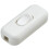 Knightsbridge 6A DP Inline Cord Switch - White, 230V Double Pole, Ideal for Table Lamps 1