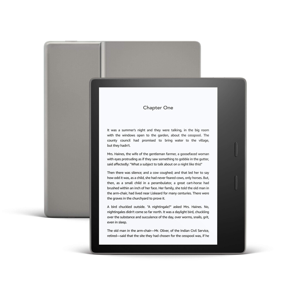 Amazon Kindle Oasis | Now With Adjustable Warm Light | Waterproof, 8 Gb, Wi-Fi | Graphite