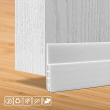 HULAMEDA Door Draft Excluder Strip, Self Adhesive Draft Excluder Tape for Noise Proof and Energy Saving, Door Bottom Seal Strip to Prevent Bugs Comi
