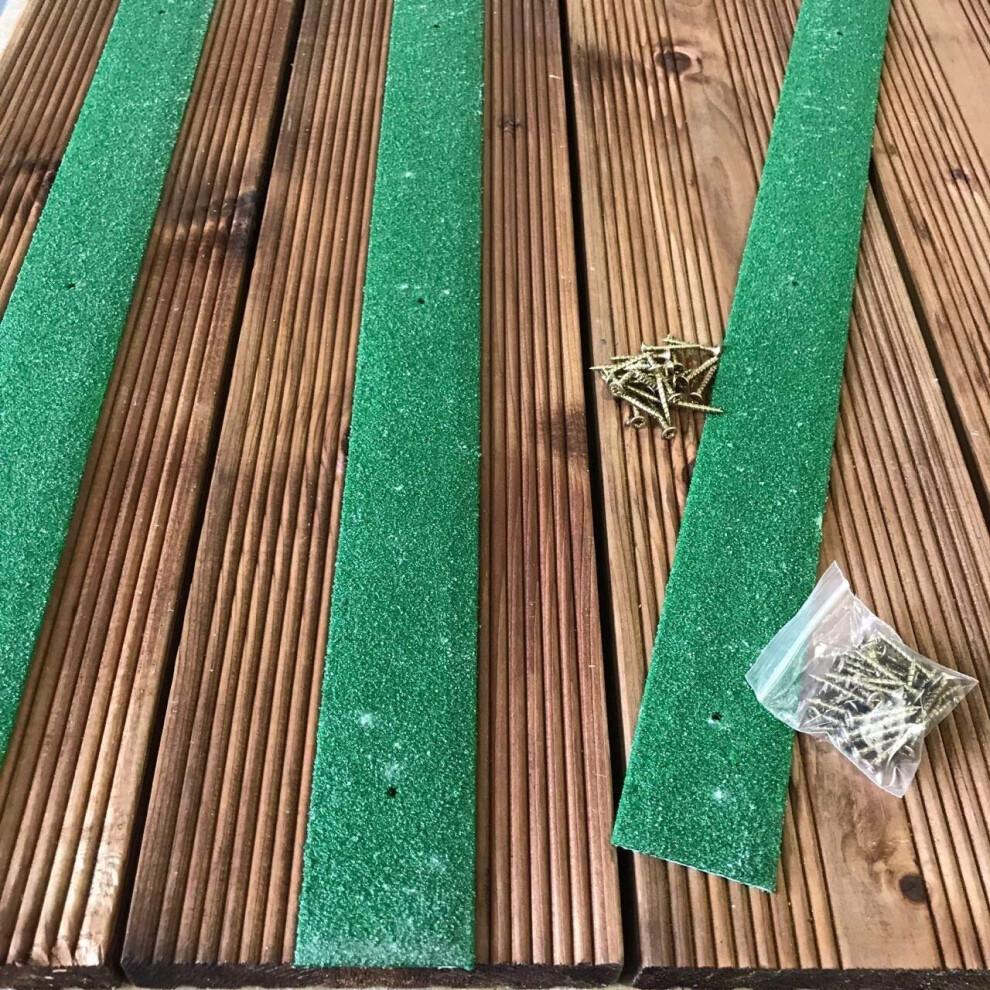 TimberGrip Anti Slip Decking Strip 1000mm x 50mm Green