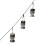 Ranpo LED Solar Hang Light Color Change Chandelier Garden Path Lamp 7