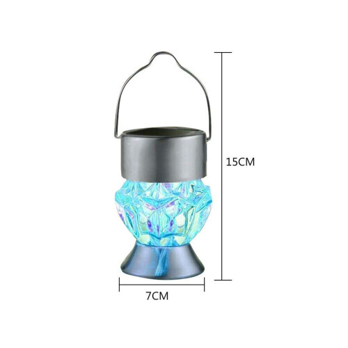 Ranpo LED Solar Hang Light Color Change Chandelier Garden Path Lamp 1