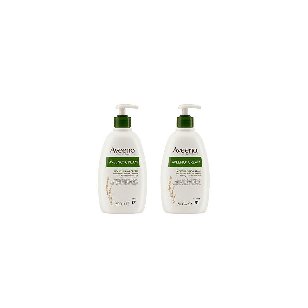 Aveeno Moisturising Cream Daily Care 500ml Pack of 2