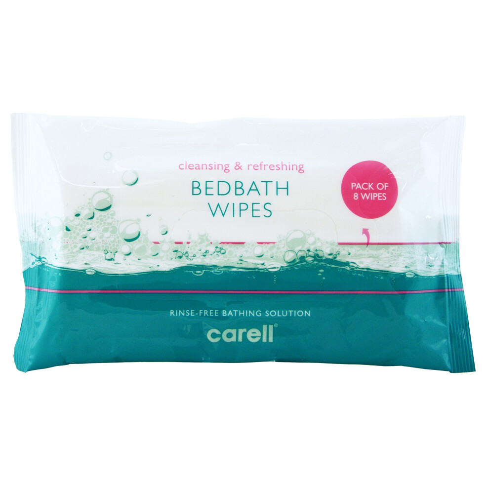 Clinell Bed Bath Wipes - Pack of 8