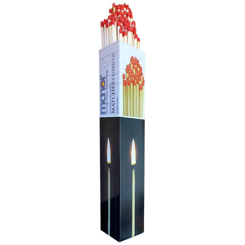 Manor Long Fireside Matches x 3 Packs For Lighting Real Fires #1961 2
