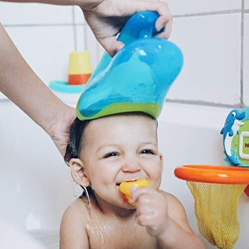 Nuby Nuby Tränenfreier Ausspül-Eimer, Aqua, 5 Zoll (Packung mit 1) 2