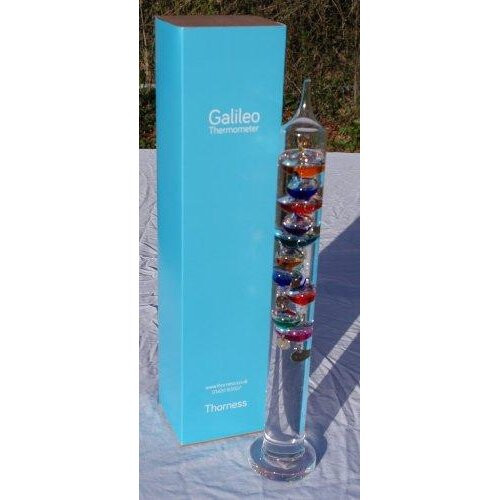 Large 44cm Tall Free Standing Galileo Thermometer in Gift Packaging 2