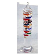 Large 44cm Tall Free Standing Galileo Thermometer in Gift Packaging