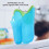 Nuby Nuby Tränenfreier Ausspül-Eimer, Aqua, 5 Zoll (Packung mit 1) 6
