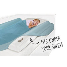 The Shrunks Sleep Security Inflatable Bed Rails (2 Pack) - Safe and Portable Toddler Bed Guard / Cot Bed Bumpers for Travel, Holiday or Home Use, 12