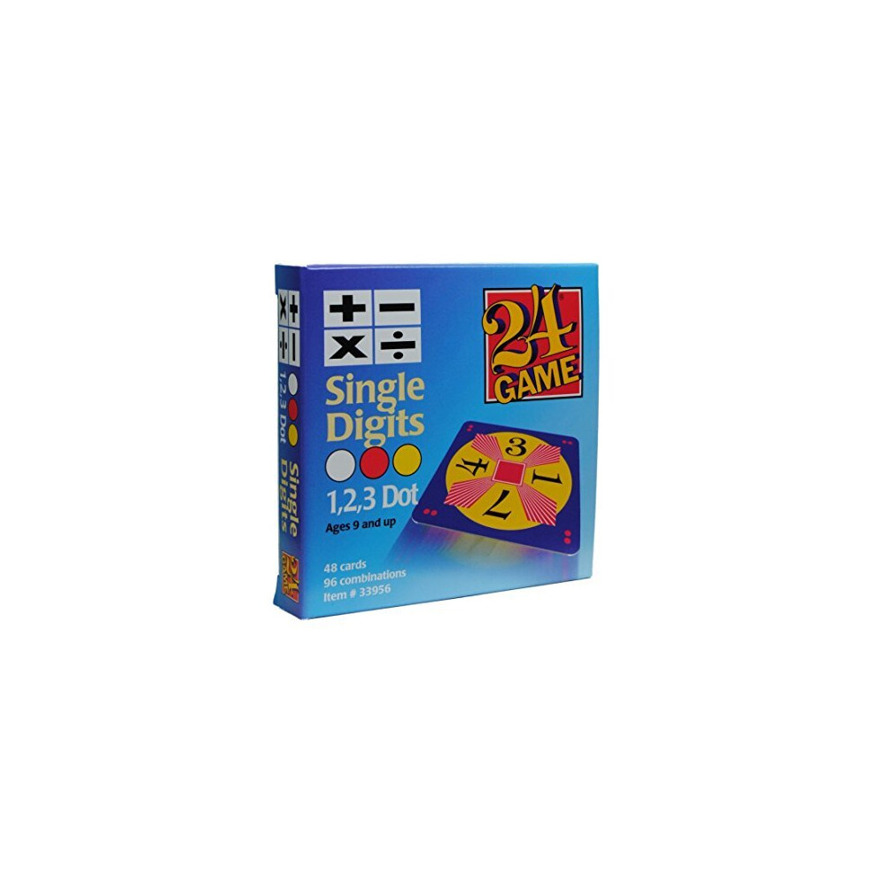 Jeu Math?matique 24 Game : 48 Cartes ? Chiffres Unidigitaux - EDU-TOYS, Multicolore, Jeu ?ducatif pour Tous ?ges