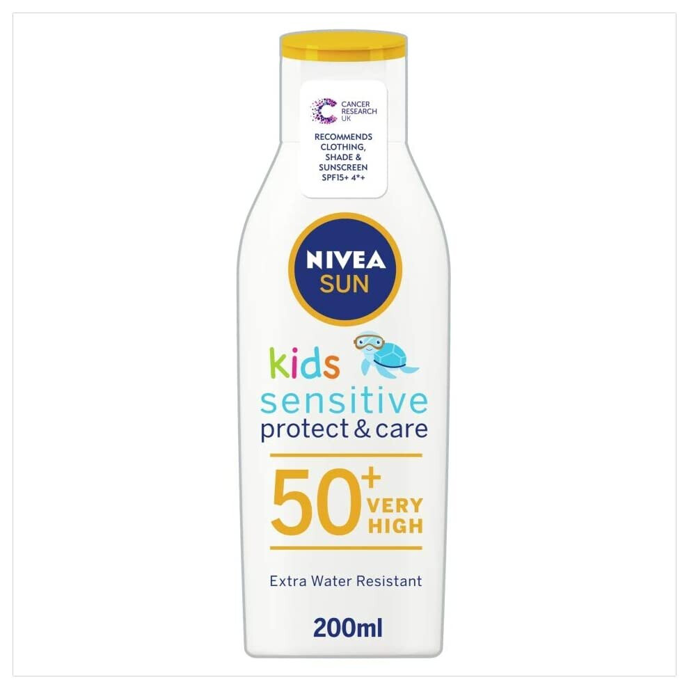 Nivea Kids Sensitive Protect & Care Lotion Spf50+ 200ml