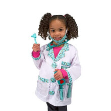 Melissa & Doug Doctor Role Play Costume Dress-Up Set (7 pcs)