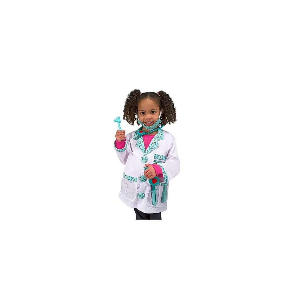 Melissa & Doug Doctor Role Play Costume Dress-Up Set (7 Pcs)
