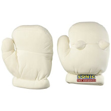 Sonic the Hedgehog Knuckles Cosplay Myke Hansker - Hvit, Størrelse 9, gE Animation 8807