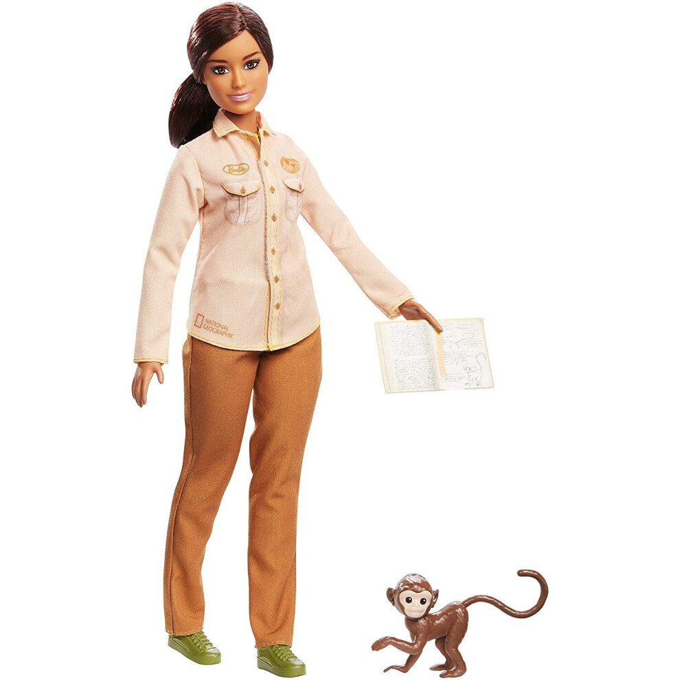 Barbie GDM48 Wildlife Conservationist Doll, Multicolour