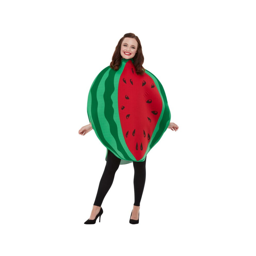 Smiffy's Adults Watermelon Fancy Dress Costume (One Size) Multicoloured