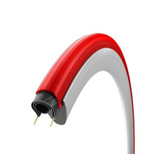 Vittoria Zaffiro Pro Home Trainer Tire - Copertone per bici da interni - Copertone per bicicletta da allenamento pieghevole (Rosso 700x23c)