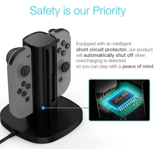Charger Stand for Nintendo Switch Joy Con Controllers Charging Dock 2