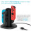 Charger Stand for Nintendo Switch Joy Con Controllers Charging Dock 2