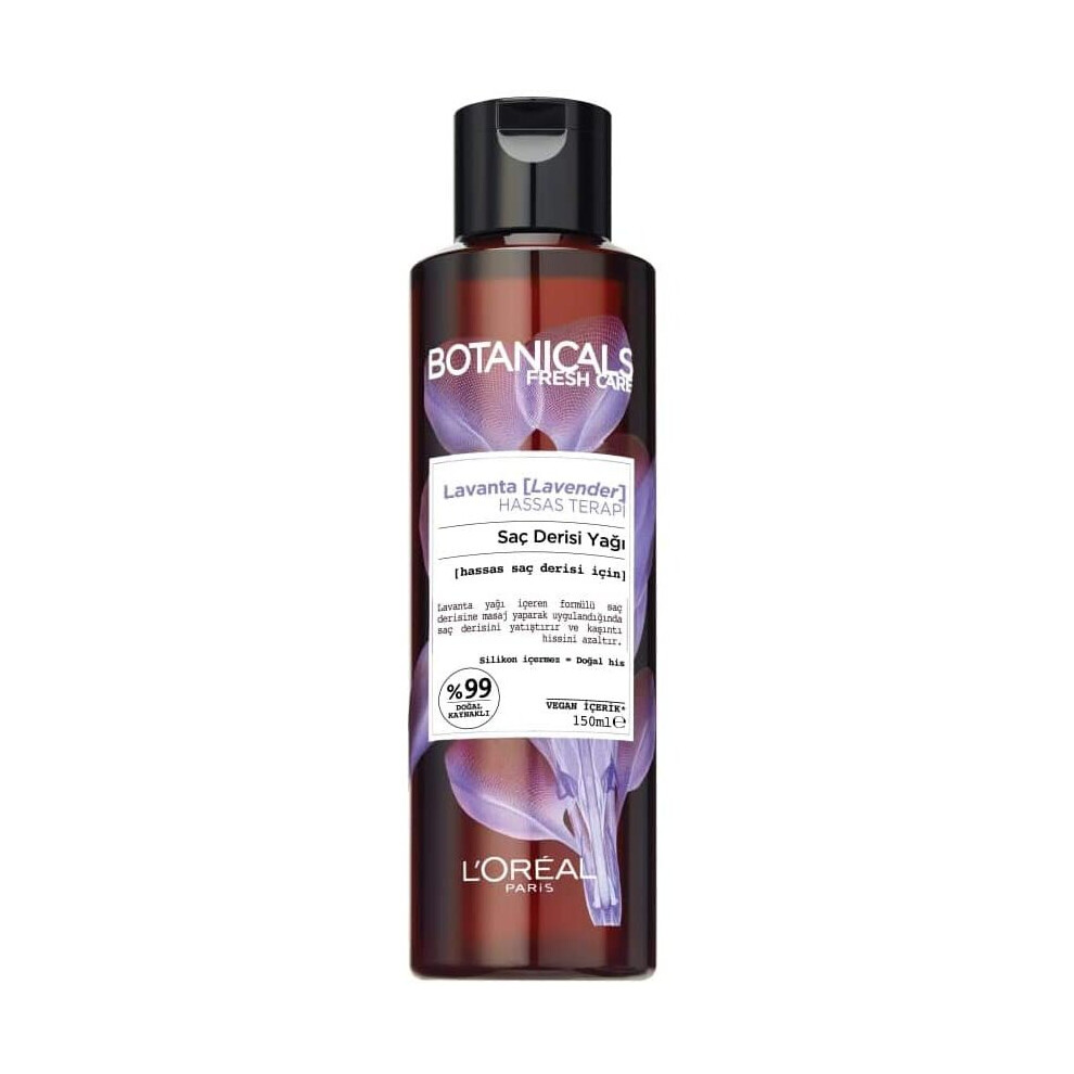 L'Oreal Botanicals Lavender Sensitive Hair,Scalp Pre Shampoo Oil 150ml