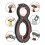6 in 1 Multi Opener Jars Cans Bottles Arthritis Kitchen Aid Manual Tool 1