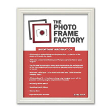 (White, 16x14 Inch) New Antique Traditional Wooden Effects Picture Photo Frames